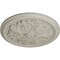 Ekena Millwork Swindon Ceiling Medallion (Fits Canopies up to 2 7/8"), 16 7/8"OD x 1 1/2"P, Pot of Cream Crackle CM16SWPCC - alternate 4